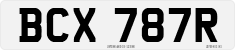 License plate of the United Kingdom, 1963 year system
