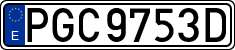 License plates of Spain, Official and military plates