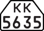 License plate USSR, Trailers for special vehicles (1977)
