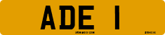 License plate of the United Kingdom, 1932 year system