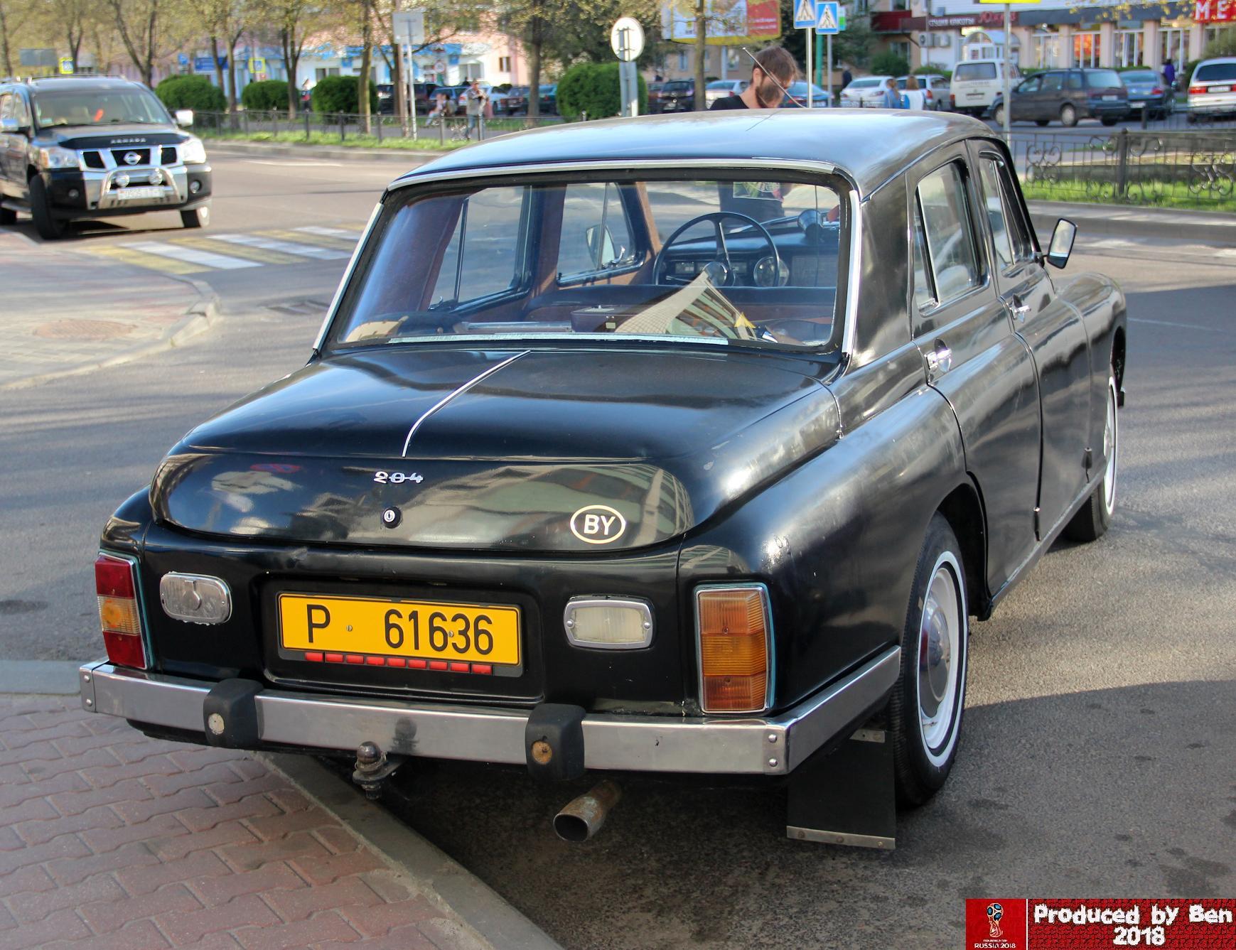 P 61636, FSO Warszawa 203/204/223/224 4-door Sedan, 1964–1973