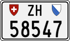 License plate of Switzerland, Cars
