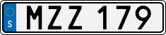 License plate of Sweden, Regular plates