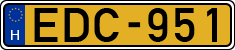 license plates of Hungary, Commercial vehicles (1990)