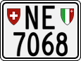 License plate of Switzerland, Motorcycles
