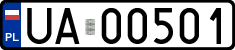 License plates of Poland, Military