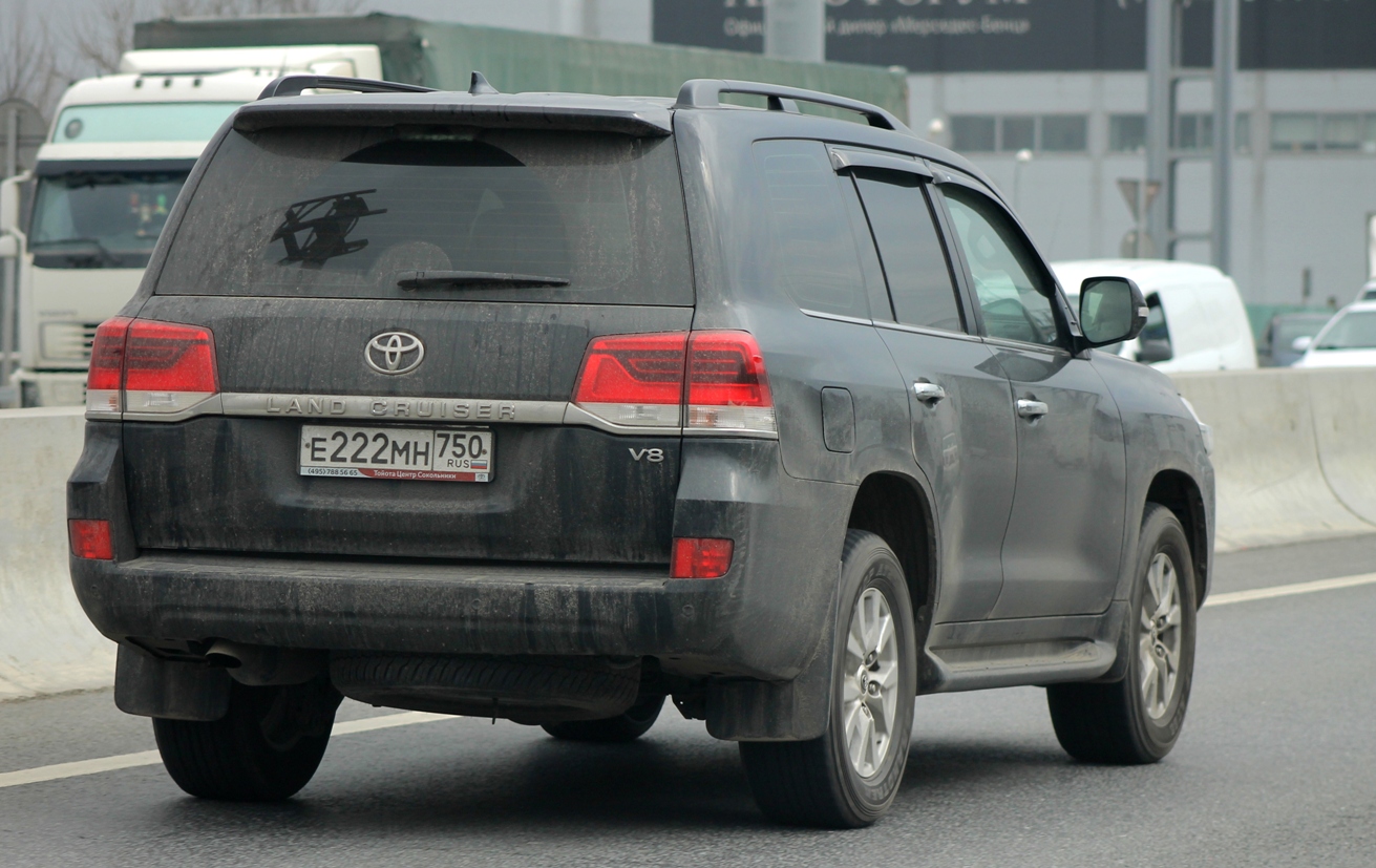 е 222 мн 750, Toyota Land Cruiser 200 (J200), 2nd facelift, 2015–2021