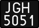 License plates of Poland, 1976 year system