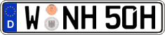 German license plate, Plates for oldtimers (type 