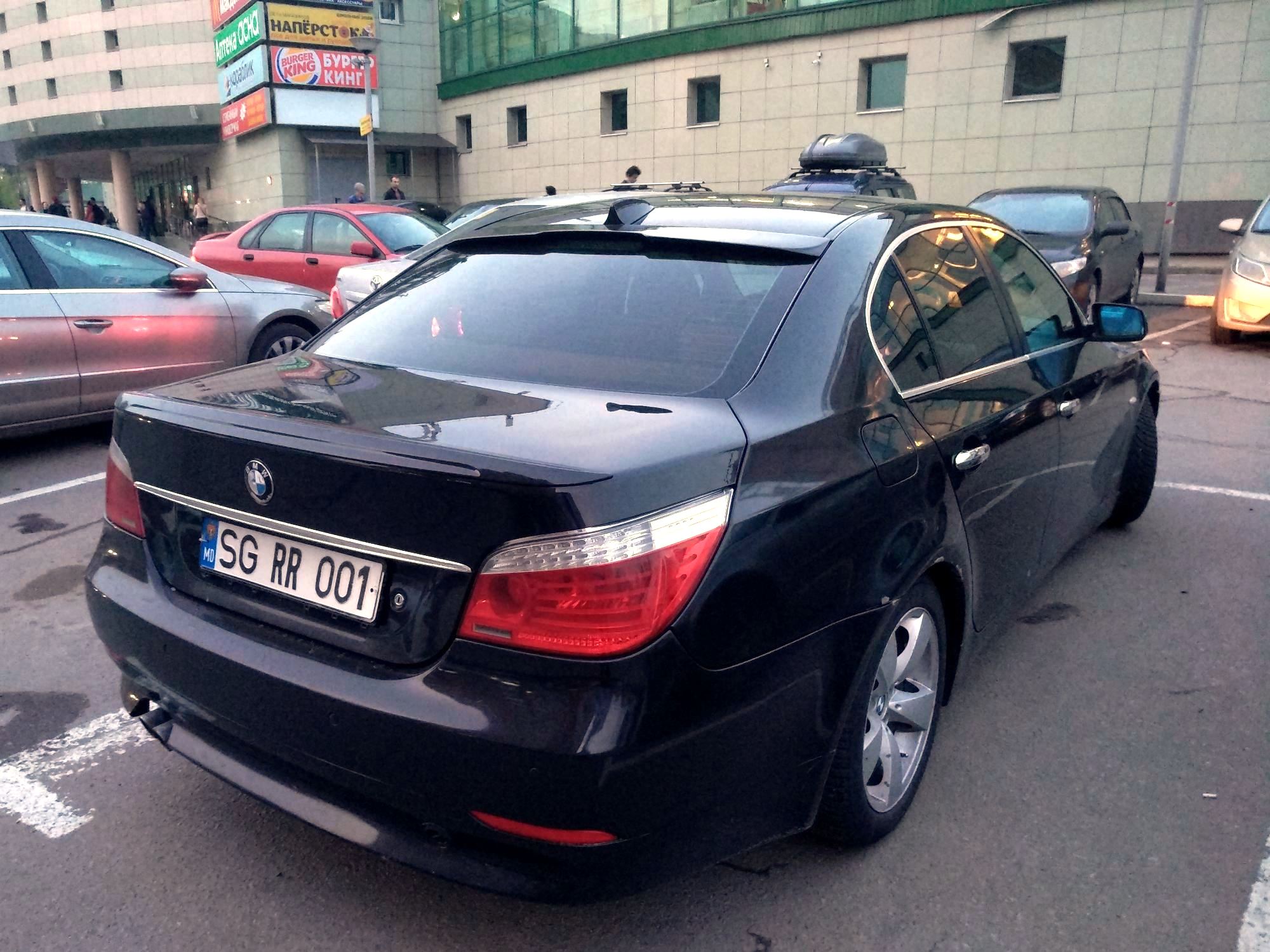 SG RR 001, BMW 5 Series 5th gen Sedan (E60), 2003–2010