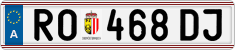 License plate of Austria, Regular plates