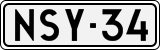 License plate of Finland, Cars