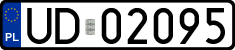 License plates of Poland, Military