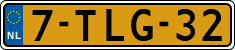 License plate of the Netherlands, Cars