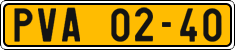 License plate of the Czech Republic, Commercial vehicles (1960)