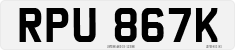 License plate of the United Kingdom, 1963 year system