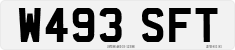 License plate of the United Kingdom, 1983 year system