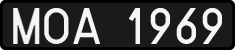 License plates of Poland, 1976 year system