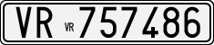 License plate of Italy, Cars (1927 year series)