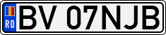 License plate of Romania, Regular plates