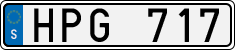 License plate of Sweden, Regular plates
