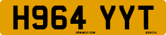 License plate of the United Kingdom, 1983 year system