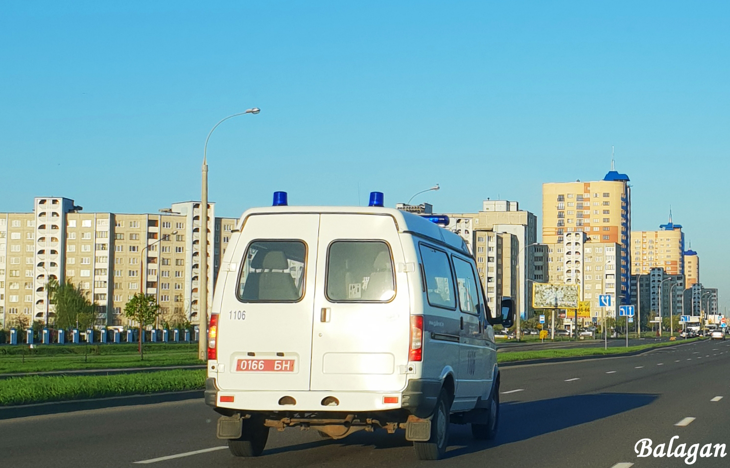 0166 БН, GAZ Соболь (Sobol) 2217 Minibus, facelift, 2003–