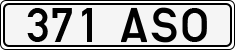 License plate of Estonia, Regular car plates