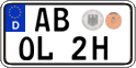 German license plate, Plates for oldtimers (type 