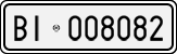 License plate of Italy, Cars (1927 year series)