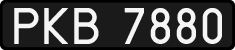 License plates of Poland, 1976 year system