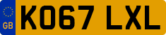 License plate of the United Kingdom, 2001 year system