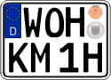 German license plate, Plates for oldtimers (type 