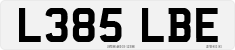 License plate of the United Kingdom, 1983 year system