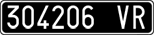License plate of Italy, Cars (1927 year series)