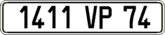 French license plate, FNI