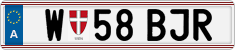 License plate of Austria, Regular plates