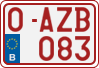 License plate of Belgium, Regular plates (2010)