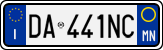 License plate of Italy, Cars (1994 year series)