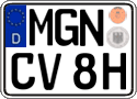 German license plate, Plates for oldtimers (type 
