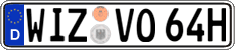 German license plate, Plates for oldtimers (type 