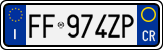 License plate of Italy, Cars (1994 year series)