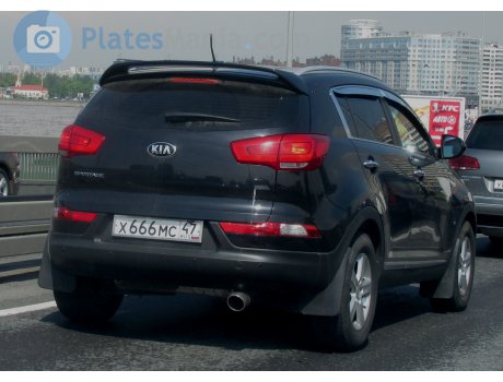 х666мс47, Kia Sportage