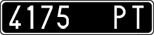 License plate of Italy, Cars (1927 year series)