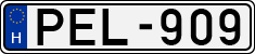 license plates of Hungary, Cars (1990)