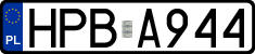 License plates of Poland, Authorities
