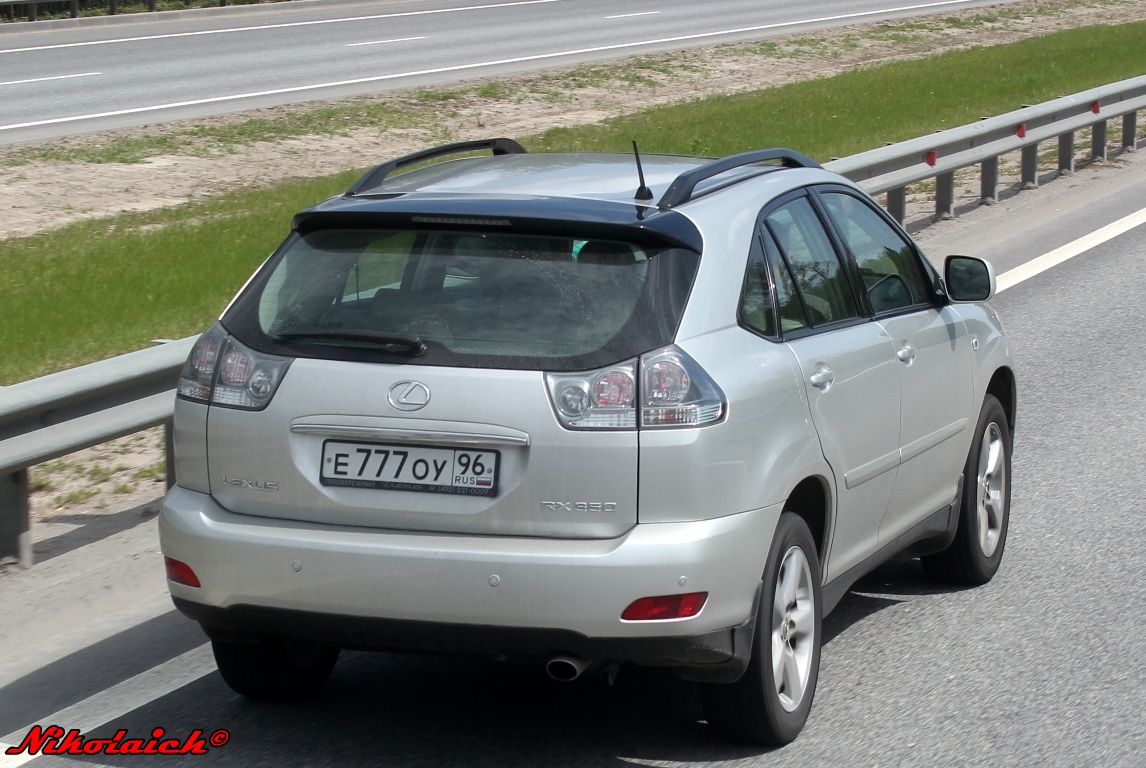 е 777 оу 96, Lexus RX 2nd gen (XU30), 2003–2008