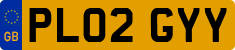 License plate of the United Kingdom, 2001 year system