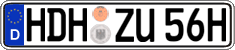 German license plate, Plates for oldtimers (type 