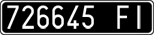 License plate of Italy, Cars (1927 year series)